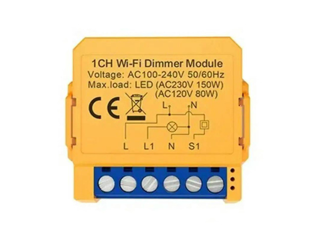 Tuya Dimmer Switch Module 1 Gang Dimmer Light Switch Module APP Remote Control Works With Alexa Google Home Dura