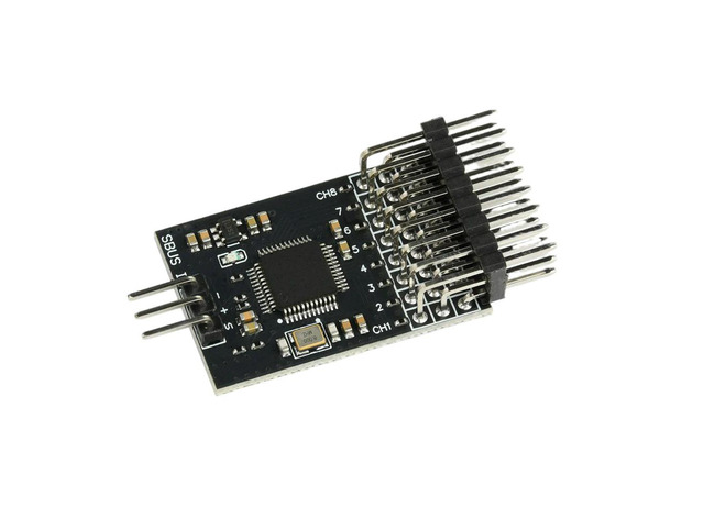 for RC Transmitter Receiver 8-Channel SBUS to PWM Signal Converter Module DC3.3-16V 15mA 32-Bit MCU Plug-and-Play