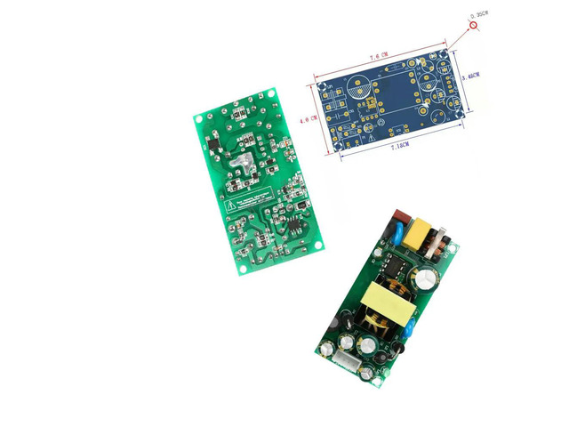 Dual-output Power Supply Module AC110-240V to 24V/5V 1A/1.8A ligent Power Adapter 24V 32W Switching Power Supply Bare Board