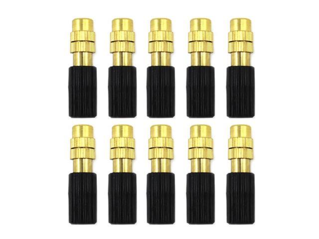 Atomizing Copper Nozzle 10PCS Adjustable Connected To 4/7mm Capillary Tube Cooling Micro-Sprinkler Nozzle