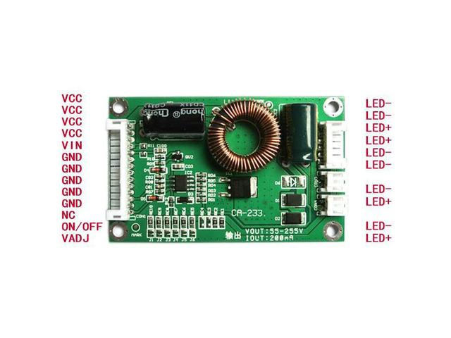 32-60 inch LED LCD Backlight TV Boost Board Constant Current Driver Board Converter AC 55-255V Full Bridge Booster Adapter