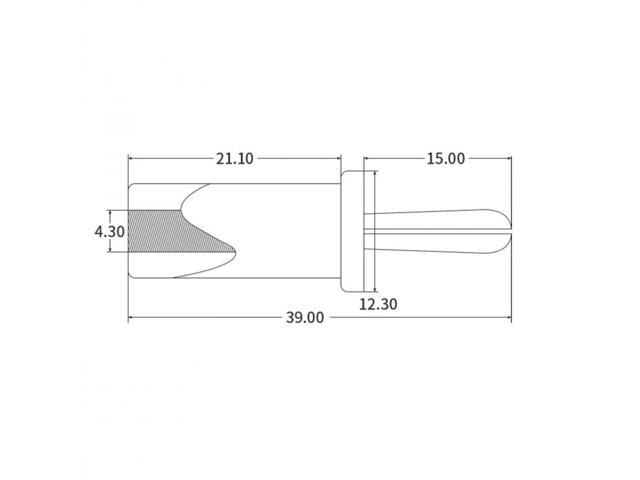 5PCS 4mm Cross-slotted Banana Plug Nickel-plated Copper Welded Solid 32A 3000V Banana Plug Connection Terminal Post