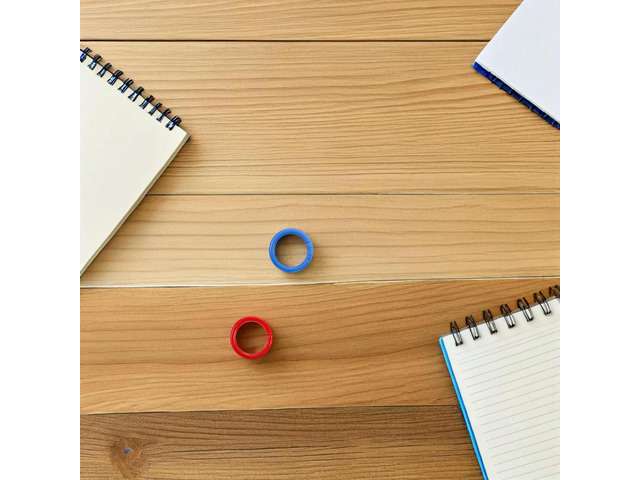 100Pcs Lightweight Sturdy Plastic Binding Rings 0.79in Colored Loose Leaf Binder Hoops for Planners Calendars DIY Crafts Office