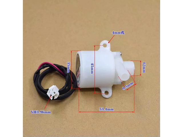 HZB-12A/25BF DC5V-12V Brushless Impeller Pump Water Pumping Circulation Pump 1.5-2.5L/Min Small Water Pump for Ice Makers