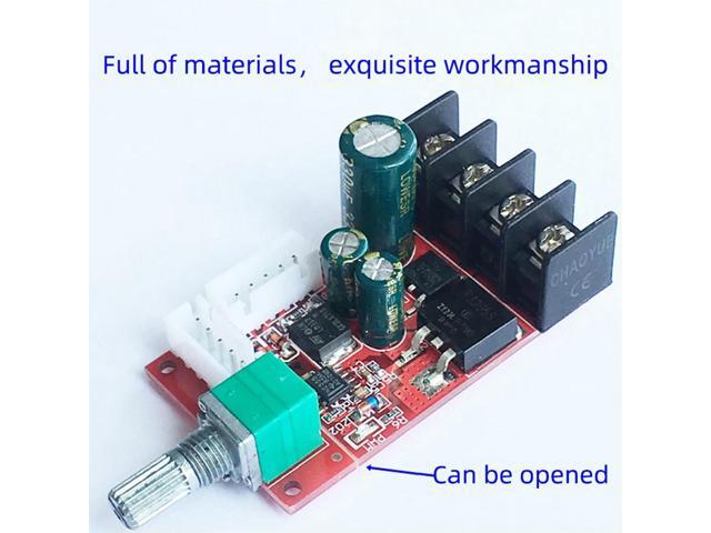 DC 10V-50V 15A DC PWM Motor Speed Controller Module LED Dimmers Board High-Power LED Dimmer Speed Controller Module with Switch