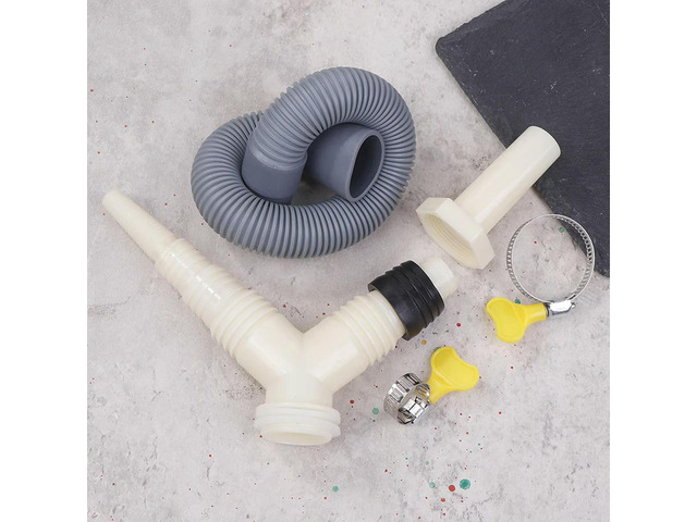 Drainage Tee Adapter Drainage Pipe Fitting For Washing Machine Dryer Drain With Extended Drainage Hose