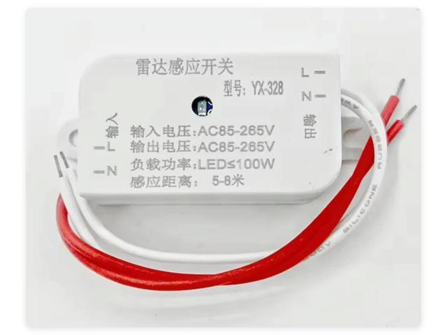 50Hz AC85-265V Auto Infrared Sensor Switch ligent PIR Microwave Radar Body Motion Light Control Sensor Module for LED Lamp