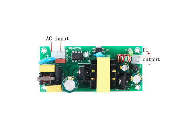 Regulated Isolated Industrial Power Supply Module 36W 12V 3A Switching Power Supply Board AC100-240V to DC12V 3A 36W 50HZ/60HZ
