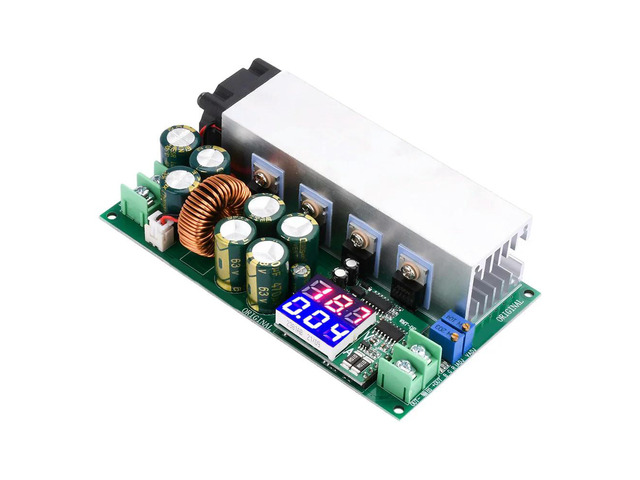 DC-DC High Power 600W Adjustable Step-down Power Supply Module With Fan 12V-80V To 2.5V-50V Buck Converter 25A Constant Current