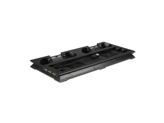 Cooling Vertical Stand 2 Controller Charging Dock Station 2 Cooler Fan 3 HUB For PS 4 Pro Accessories