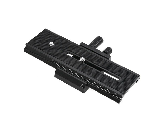 For DSLR Close-Up Photography Accessory VM-16 2 Way Macro Focusing Rail Slider Precision Shooting Tool