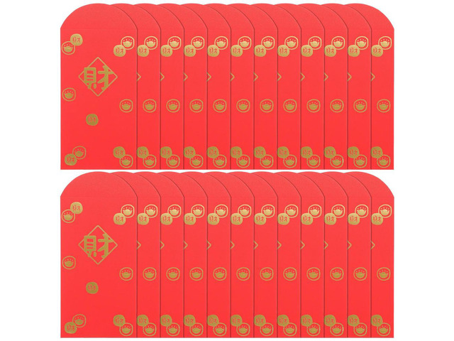 10Pcs Chinese Red Envelopes Set Traditional Red Packets for Wedding Year Celebration Money Pouch Festival Gift Supply