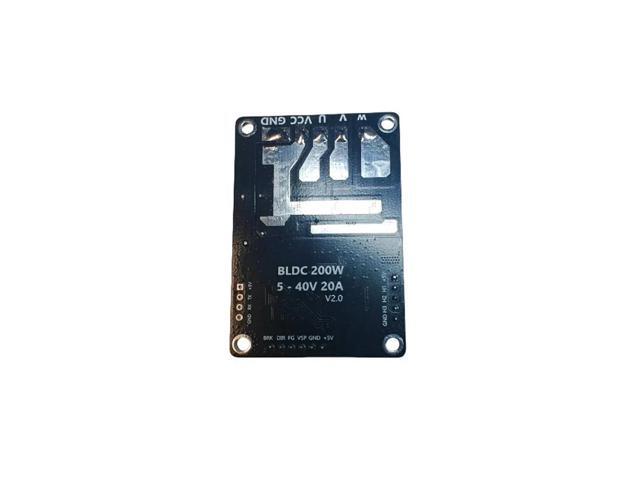 BLDC PWM/0-5V Analog Speed Adjustment Driver DC5V-40V 200W Max with Hall 3 Phase Brushless Motor Drive Module Control Board