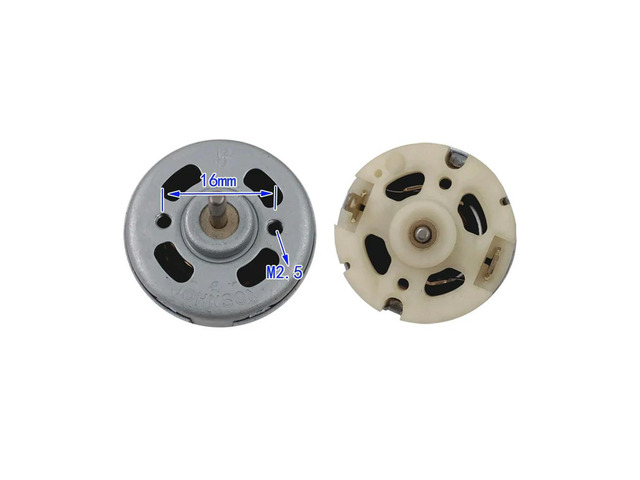 360 High Torque DC Motor DC3V-12V 7500-30700RPM High Speed Strong Magnetic Carbon Brush High Power Mini Motor