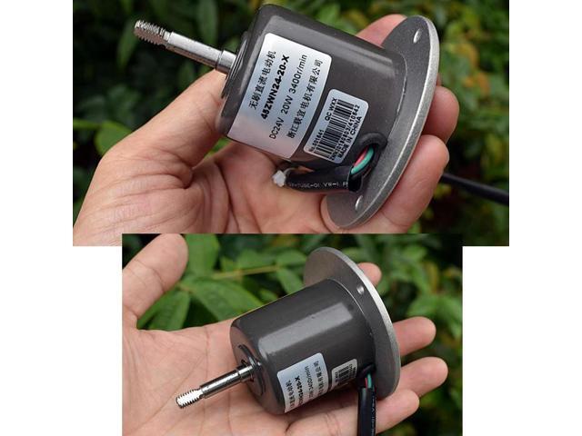 3400RPM Brushless Motor DC 24V 10W Double Ball Bearing Brushless Motor Built-in Drive Board Rare Earth Strong Magnetic Motor
