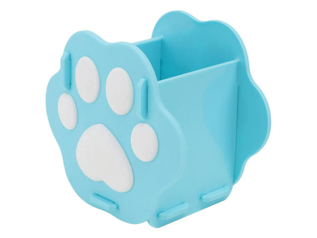 1Pcs Cat Paw Brush Pot Creative Pen Holder Desktop Organizer Lovely Pen Holder Cartoon Style Brush Pot