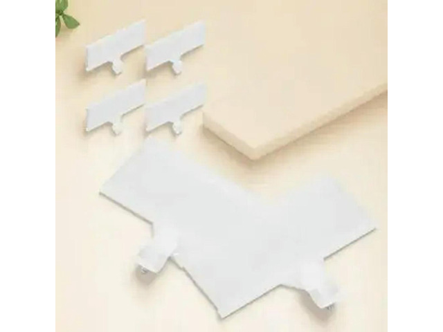 20Pcs Price el Holder Plastic Clip on Shelf Tags for Basket Wire Rack Price Tag Display el Holder Basket els Clip on
