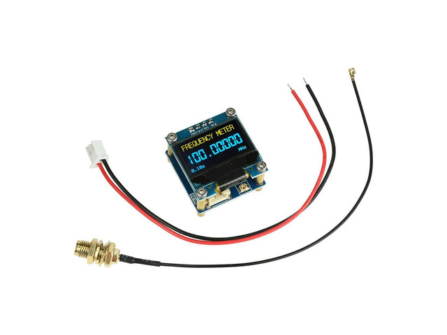 PLJ-096OLED-L1 Frequency Display Module 1KHz-100MHz 0.96 Inch OLED Frequency Signal Display High Precision Frequency Counter
