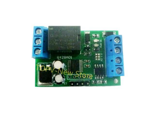 1 Channel DC12V Relay Switch Board RS485 MODBUS RTU Serial Port Multi-function Relay Module PLC Controller 6 Modes of Working