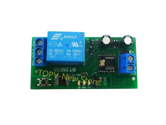 DC 12V 30A BLE 5.2 Bluetooth Relay Multifunction Motor Forward Reverse Controller with Limit Driver Module for Garage Door