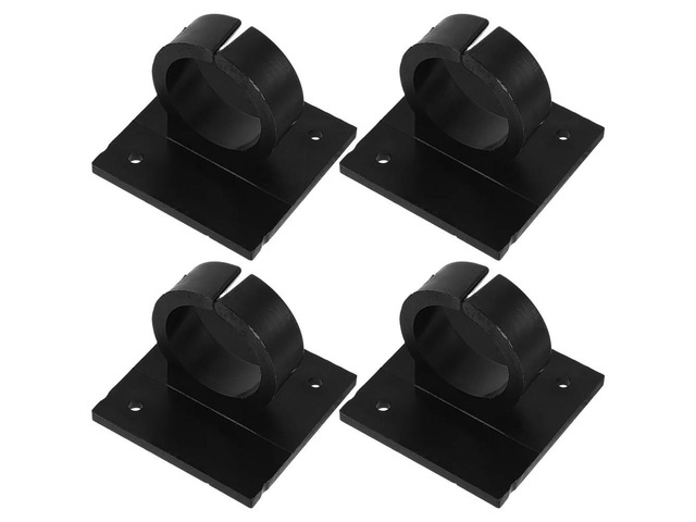 4Pcs Universal Microphone Clip Holder Flag Station for Logo Display Mic Flag Clip Flexible Expandable Stable Positioning
