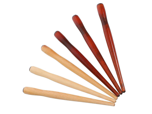 6Pcs Wooden Dip Pen Holder Plastic Grip Replaceable Calligraphy Comic Sketching Drawing Painting Nib Holder Dip Penholder
