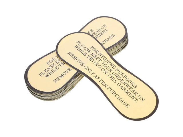 50pcs Adhesive Protective Swimwear Sticker Lingerie Pant Liner Protective Sticker For Swimsuit Adhesive Fitting Protective Liner