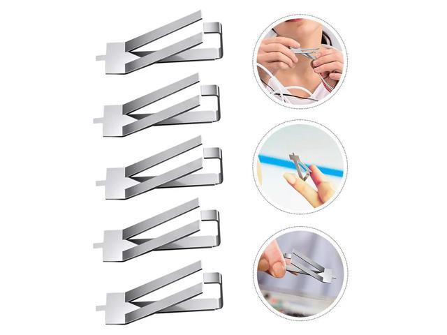 10Pcs Glass Bed Stable Clip 3D Printer Accessories High Strength Stainless Steel Hot Bed Glass Platform Retainer Smooth Burrs