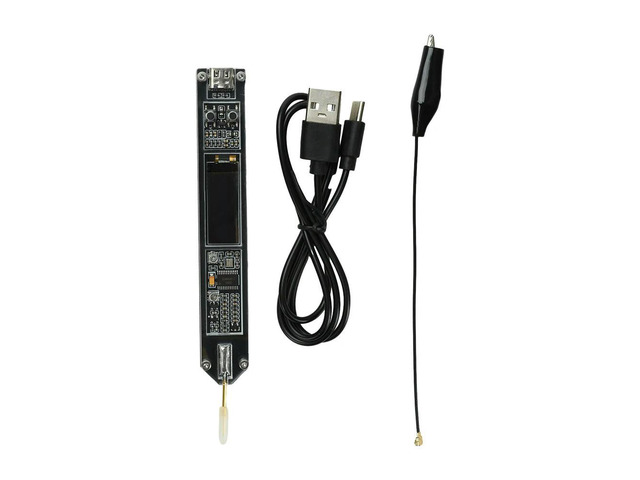 DC 5V Frequency Counter 200Hz100MHz Frequency Tester Features 0.91 Inch OLED Display High Precision Frequency Counter Type C