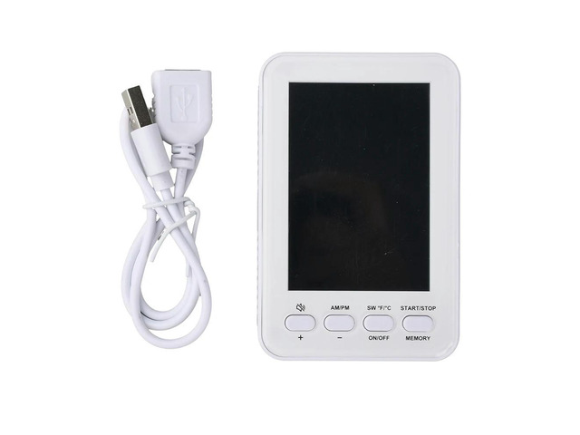 5 In 1 Air Detector Time Display CO Real Time Monitor Carbon Monoxide Alarm Temperature Humidity Sensors Type C
