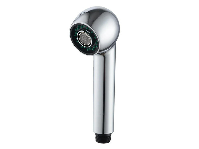 Chrome Sprayer Shower Home Faucet Spray Sink Pull Out Replacement Head Kitchen Sink Faucet Spring Press Two Outlet Modes