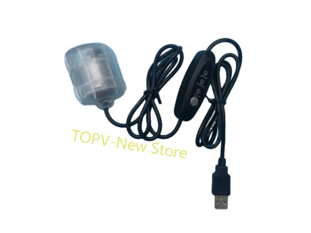 DC5V USB Charger Vibrating Motor 3 Speed Regulator 3000-4500RPM Massage Motor Frog Breeding Vibration Motor with 1m Cable