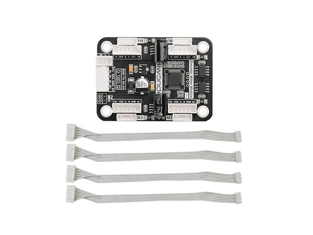 4 Way Encoder Motor Drive Module Onboard Voltage Regulator Circuit Motor Control Car DIY Electric Race Dedicated Driver