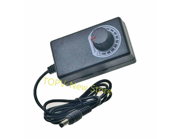 100-240V Input Adjustable Speed Adapter Power Supply Speed Switch Motor Water Pump Speed Regulator DC3-12V Output Speed Governor