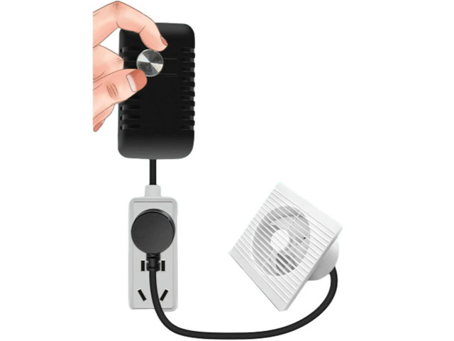680W Fan Speed Regulator AC220-250V Fan Speed Controller 3A Stepless Speed Governor with 7 Hole Socket for Fan Incandescent Lamp