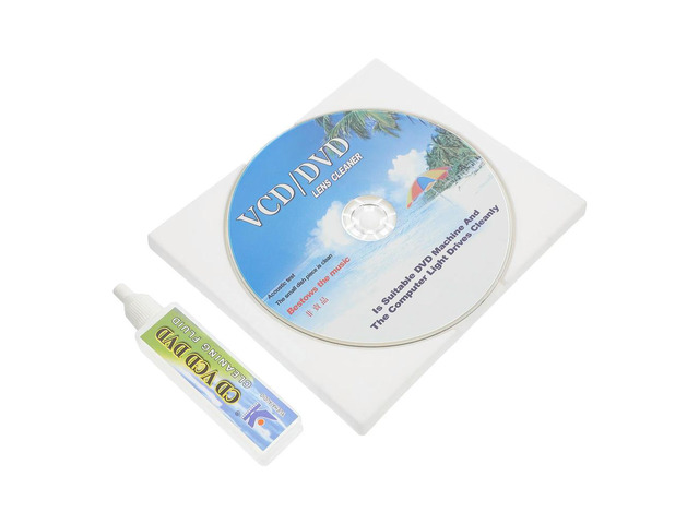 1 Set Disc Cleaning Kit Premium PC PP Material CD VCD Player Dust Removal Tool Extend Service Life Improve Sound