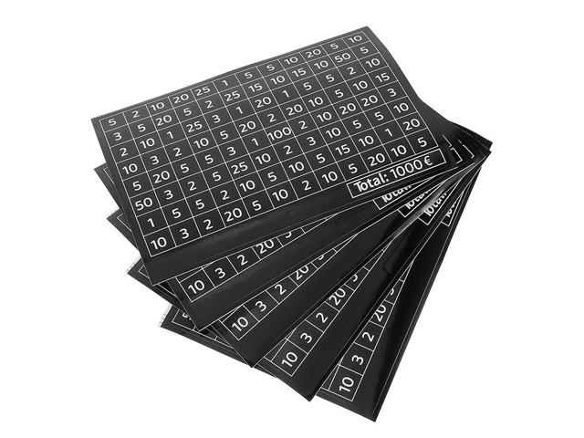 50Pcs Budget Tracking Stickers Money Saving Challenge Sheets for Savings Jar Piggy Bank Coin Counting els
