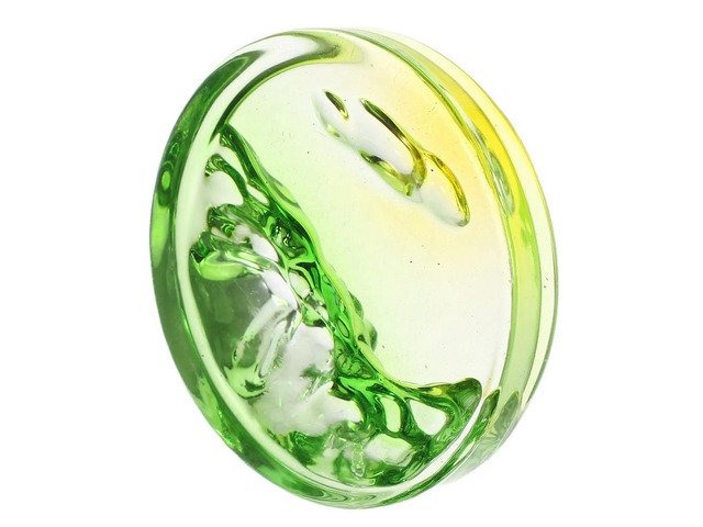 Glass Ink Dish Round Stable Inkwell Dish Multifunctional Calligraphy Brush Rest Holder for Chinese Calligraphy Painting Ink