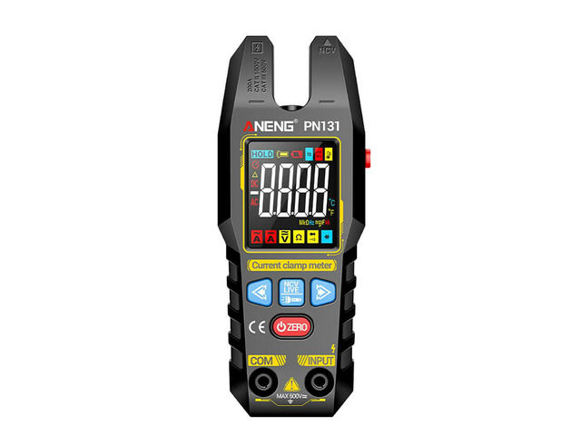 ANENG PN131 Digital Clamp Meter Rechargeable 4000 Counts AC/DC Ammeter Auto Range Voltage NCV Tester Resistance Electrician Tool
