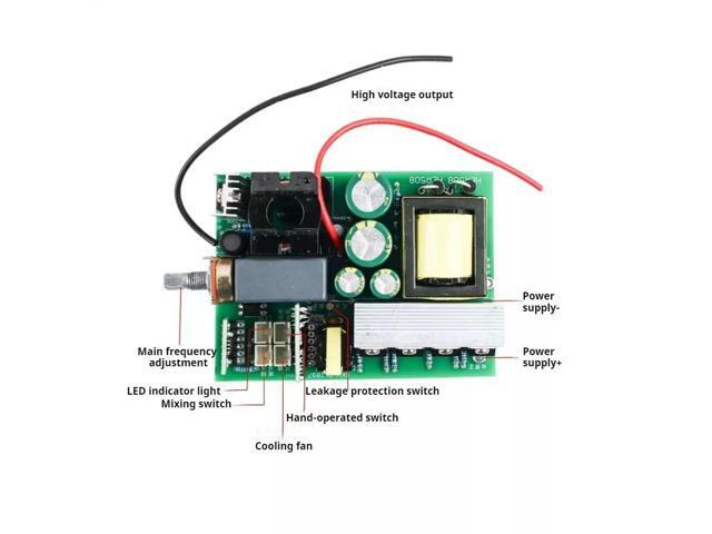 12V to 600V Inverter Circuit Board Driver Module Small Inverter 350W Full Power DC-DC Converter Step-up Booster Inverter Module