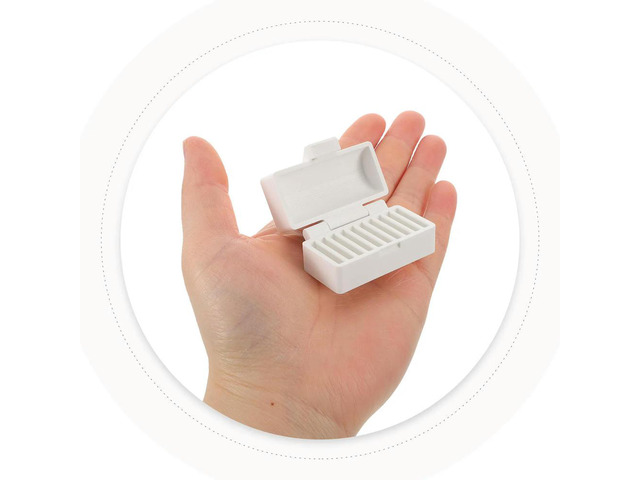 2Pcs Small Organizer Box for Button Cells Wide Compatibility Container with Individual