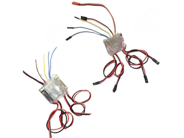 Bidirectional Brushed ESC 4-Way 5A 6V-14V 3S Dual Modes Mixing/Independent Control 1.5A BEC for RC Model Tank Tracked Vehicle