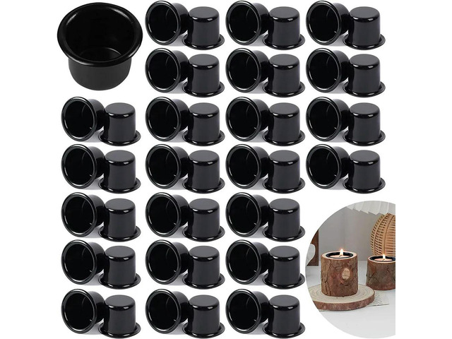Aluminum Candle Cups Containers Aluminum Tea Light Tins Tea Light Empty Case Candle Making DIY Candles Crafts