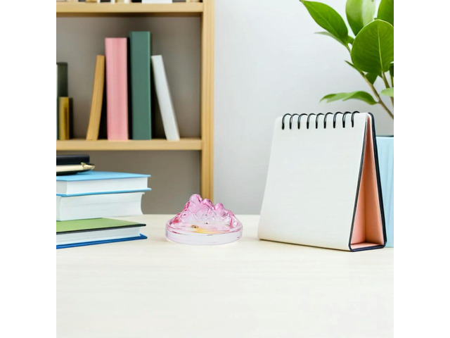 Glass Ink Dish Plate Chinese Calligraphy Painting 2-in-1 Ink Dish Brush Rest Small Compact Holder for Sumi Wash