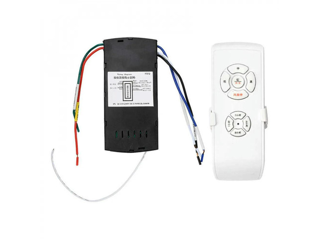 220-240V Fan Light Switch Ceiling Fan Light Adjustable Fan Speed Controller Fan Light Remote Control Timer Switch