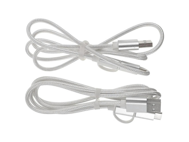 2Pcs Nylon Braided USB Type C Cables Fast Charging Data Cables High Voltage Anti-Short Circuit for