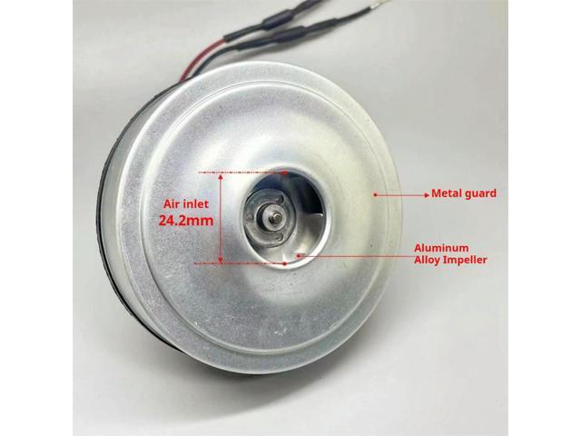 Vacuum Cleaner Fan Motor DC21.6V Front and Rear Ball Bearing Built-in Heat Dissipation Blade Fan Motor 150W Strong Suction Motor