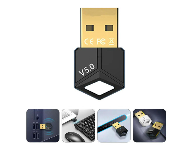 USB Adapter 5.0 Audio Signal Transmitter for Game Console Computer Headphones Music