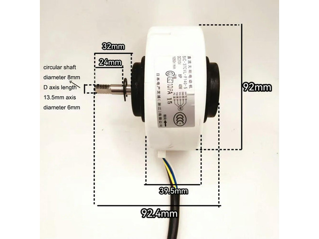 DC 310V Brushless Motor 40W 1050RPM DIY Power Generation Experiment Brushless Wind Generator Double Ball Bearing