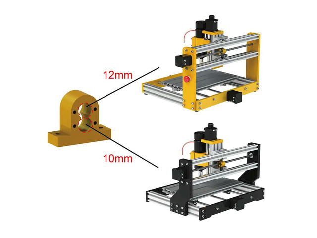 for CNC Machine Xaxis Update Enhance the Performance CNC 3018 Pro X Axis Upgrade Kit T8 Screw Lead 4mm Diameter 10mm